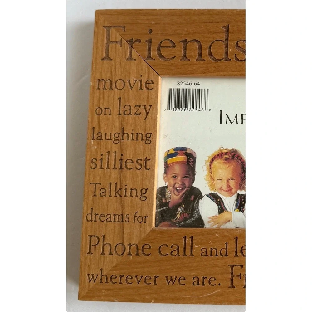 Wooden Frame FRIENDS For 4‎ X 6 Photo  - See Notes
